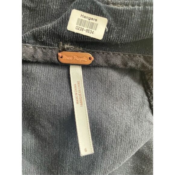 Free People Navy Blue Corduroy mini skirt S - Picture 3 of 7